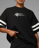 Loiter Hybrid Endzone T-Shirt Black