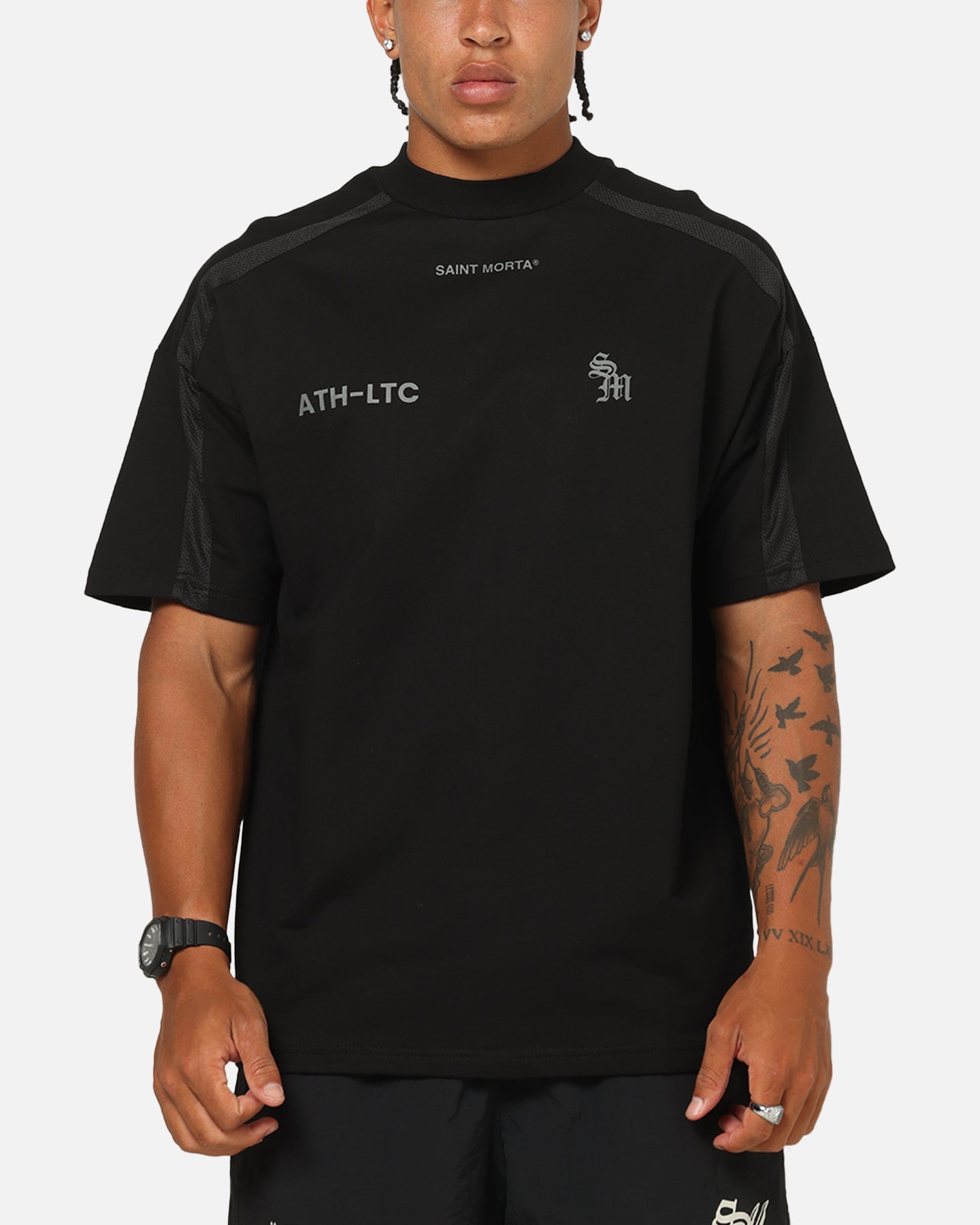 Saint Morta Athltc Recon T-Shirt Black | Culture Kings US