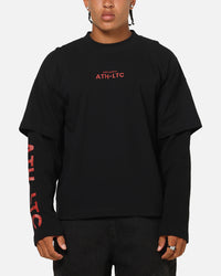 Saint Morta Athletc Season 2 Long Sleeve T-Shirt Black/Red
