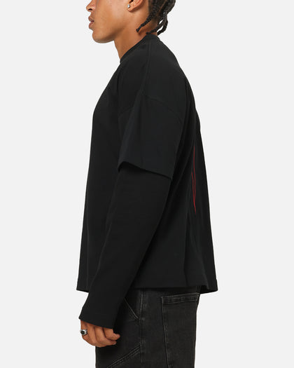 Saint Morta Athletc Season 2 Long Sleeve T-Shirt Black/Red