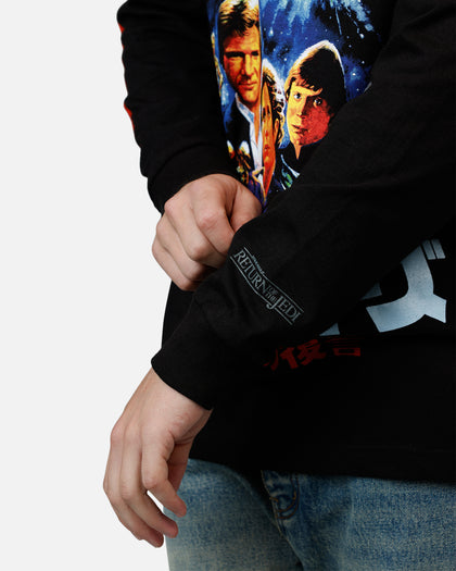 73Studio Star Wars Japan '05 Return Of The Jedi Long Sleeve T-Shirt Bl
