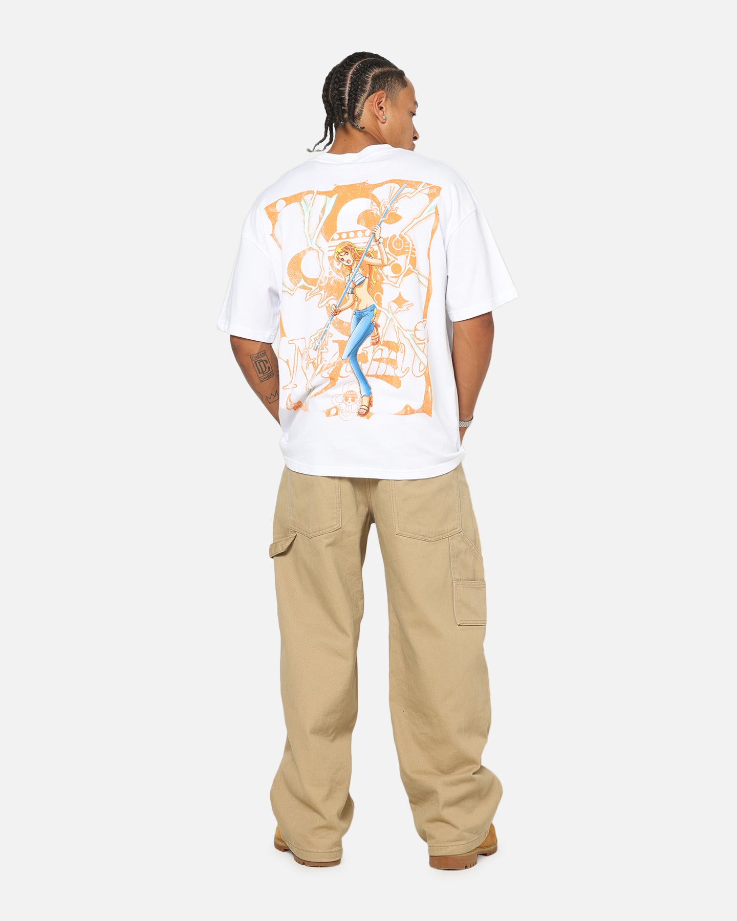 73Studio X One Piece Nami Vintage T-Shirt White | Culture Kings US