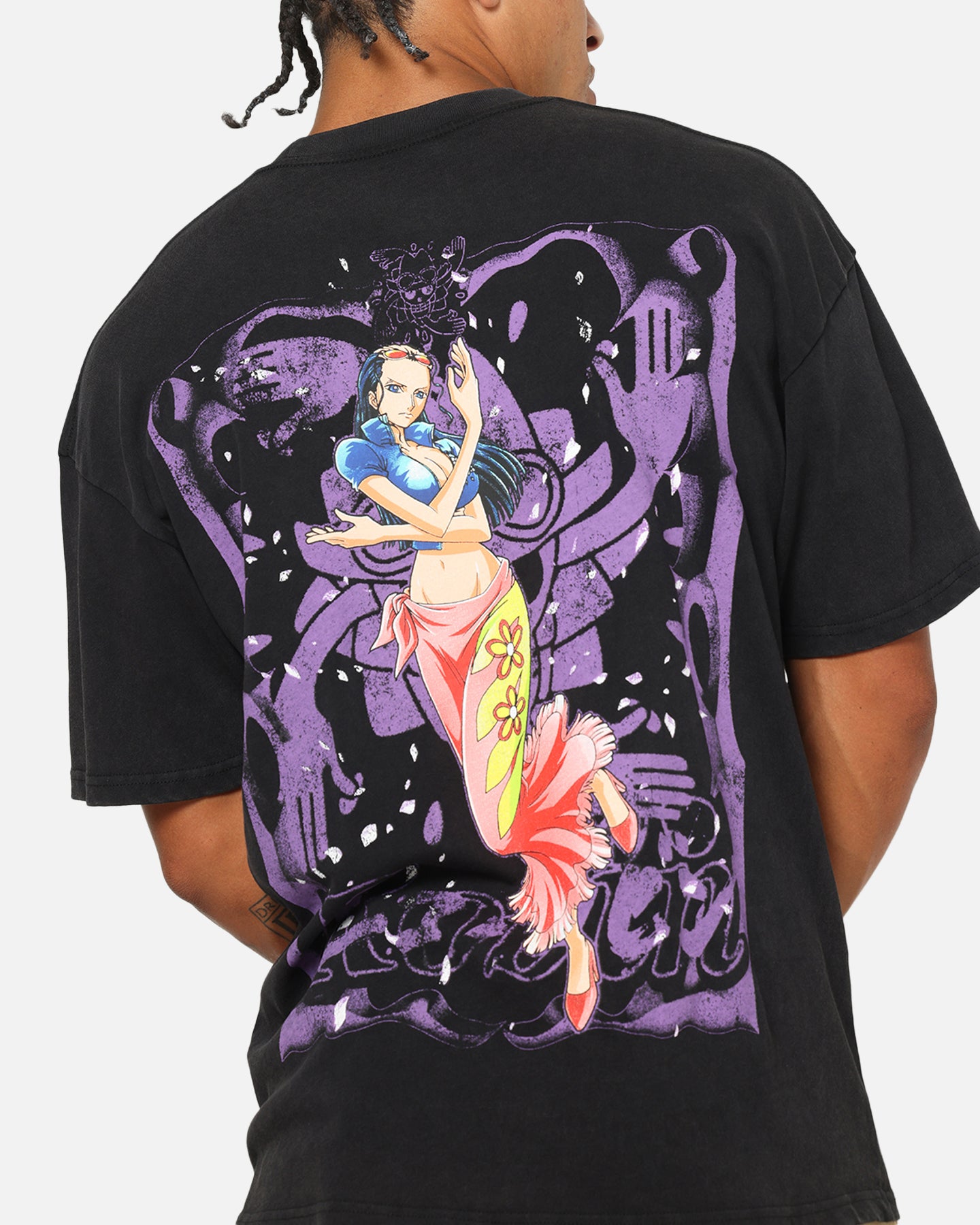 73Studio X One Piece Robin Vintage T-Shirt Off Black | Culture
