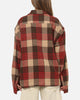 American Thrift Utility Flannel Shirt Brown/Red