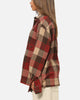 American Thrift Utility Flannel Shirt Brown/Red