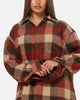 American Thrift Utility Flannel Shirt Brown/Red