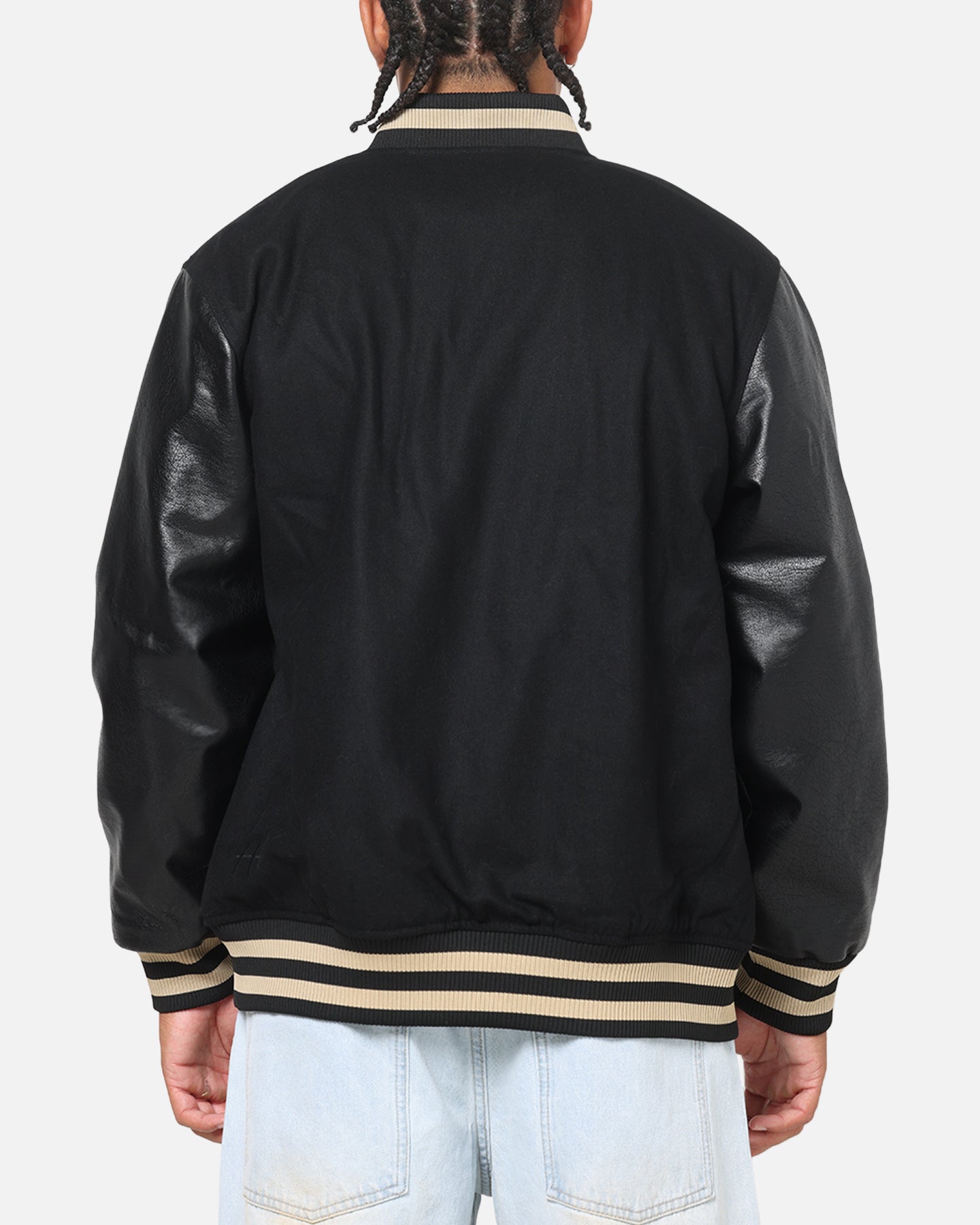 Saint Morta Valhala Varsity Jacket Black | Culture Kings US