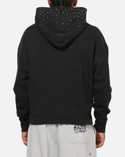 Saint Morta Divine Riot Zip Hoodie Black Wash