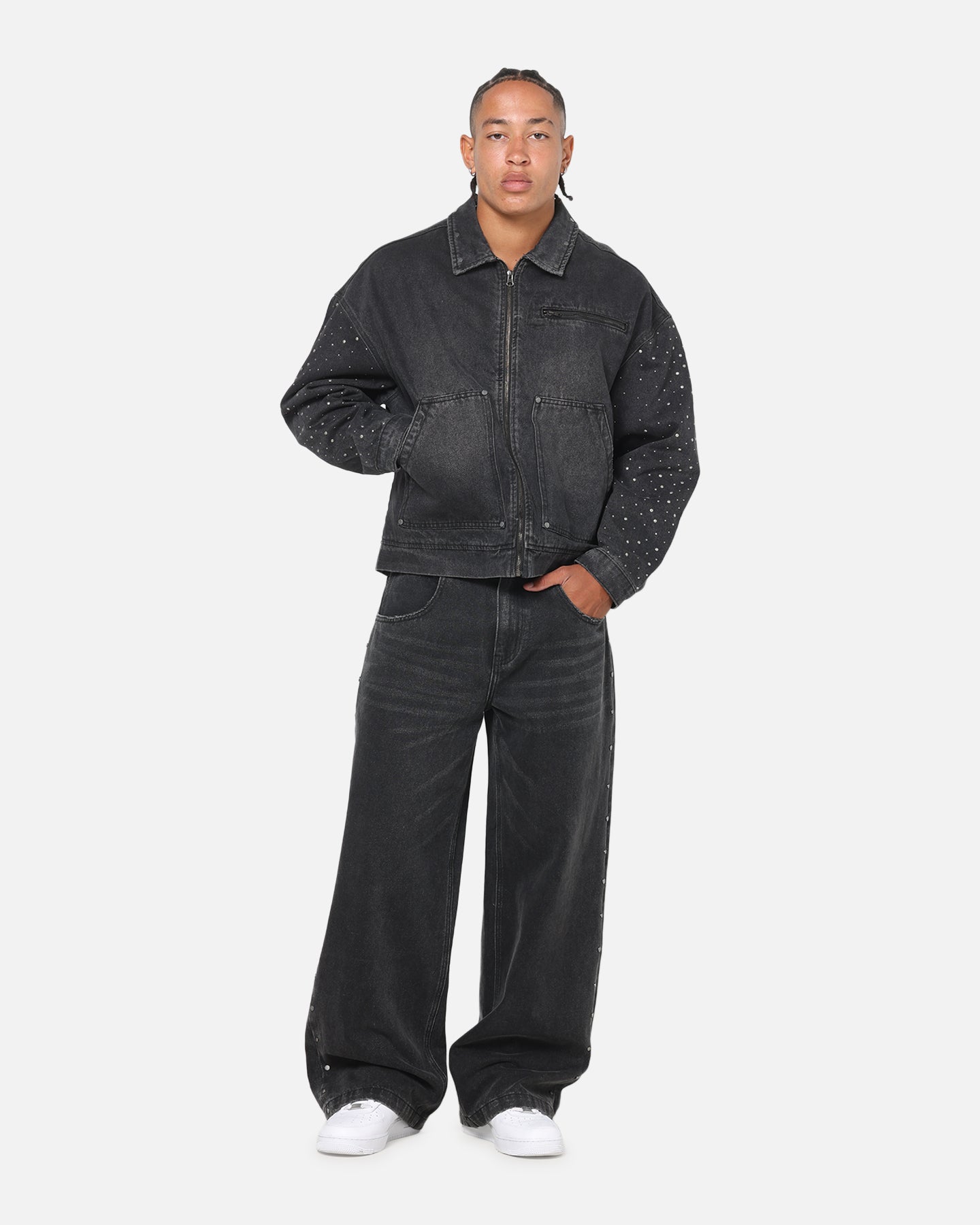 Saint Morta Divine Riot Jacket Black Shadow | Culture Kings US