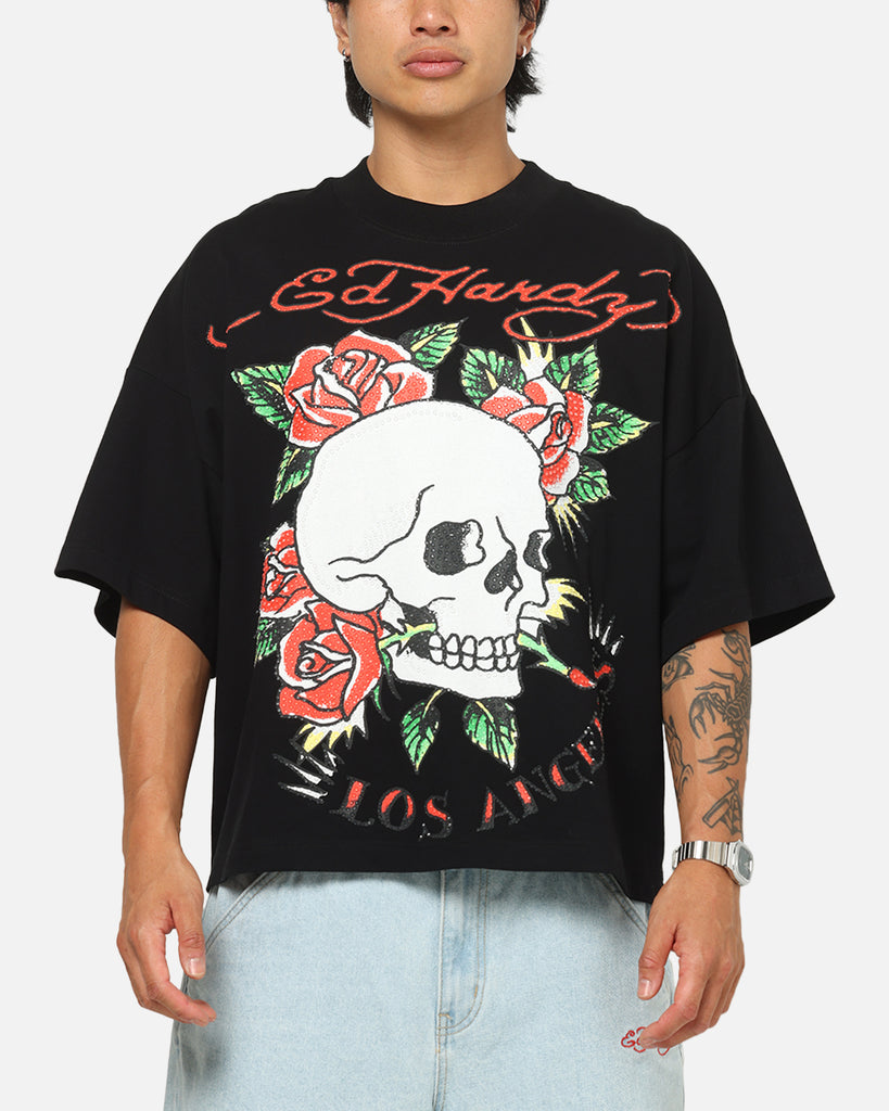 DON ED HARDY スカルとバラ タンクトップ L Y2K VINTAGE Y2K ED HARDY VINYL SHOULDER TOTE BAG PURSE LOVE KILLS