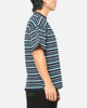 Carre Striped Pocket T-Shirt Navy Stripe