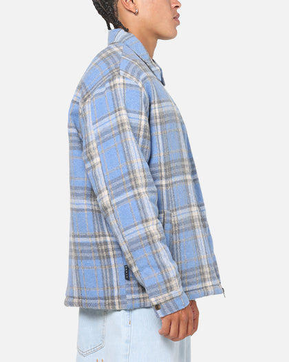 Saint Morta Plaid Zip Jacket Blue