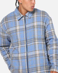 Saint Morta Plaid Zip Jacket Blue