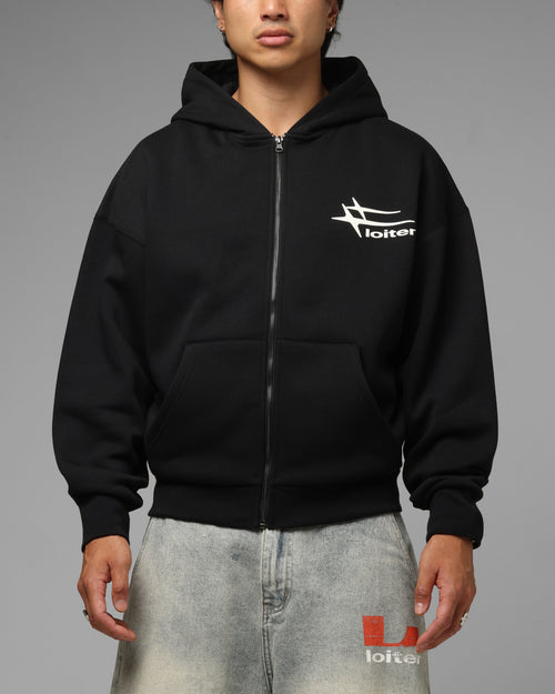 Loiter Ultra Hybrid Zip Hoodie Black/Camo