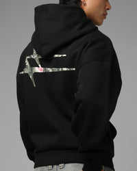 Loiter Ultra Hybrid Zip Hoodie Black/Camo