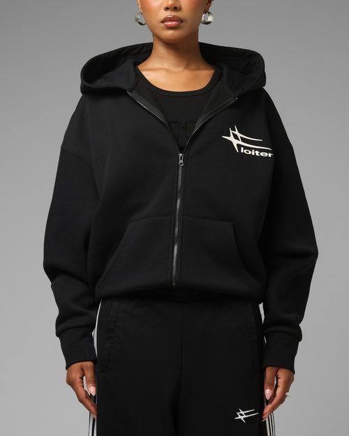 Loiter Ultra Hybrid Zip Hoodie Black/Camo