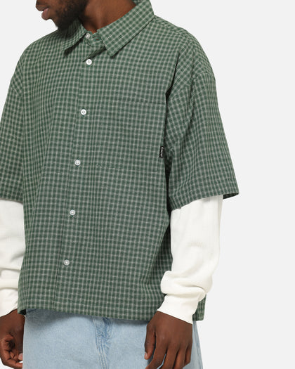 Carre Archive Layered Shirt Green Plaid | Culture Kings US Carre Archive Layered Shirt Green Plaid | Culture Kings US