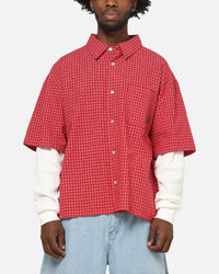 Carre Archive Layered Shirt Red Plaid
