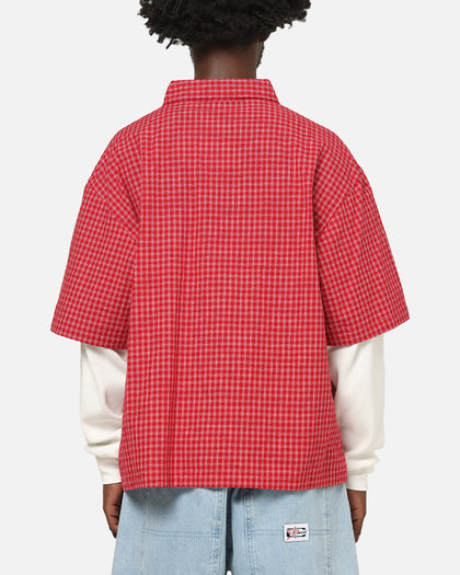 Carre Archive Layered Shirt Red Plaid