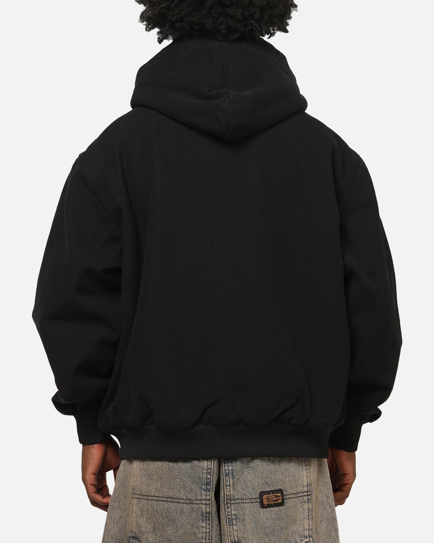 Carre Sherpa Lined Zip Hoodie Black | Culture Kings US