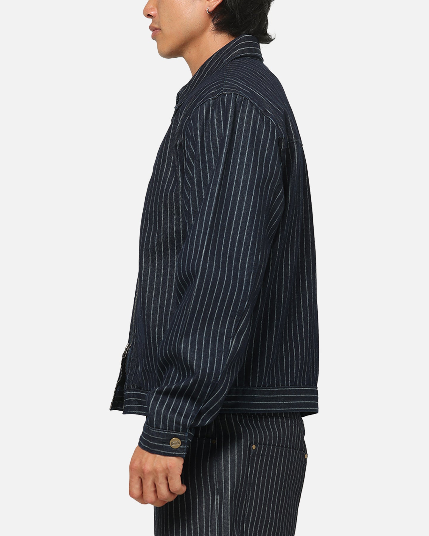 Carre Lockout Pinstripe Jacket Navy Pinstripe | Culture Kings US