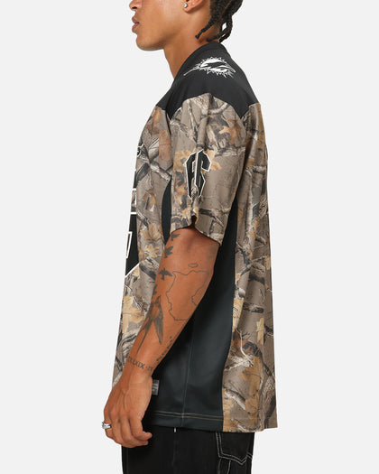 Majestic Athletic Miami Dolphins Mesh Oversized T-Shirt Khaki Forest Camo