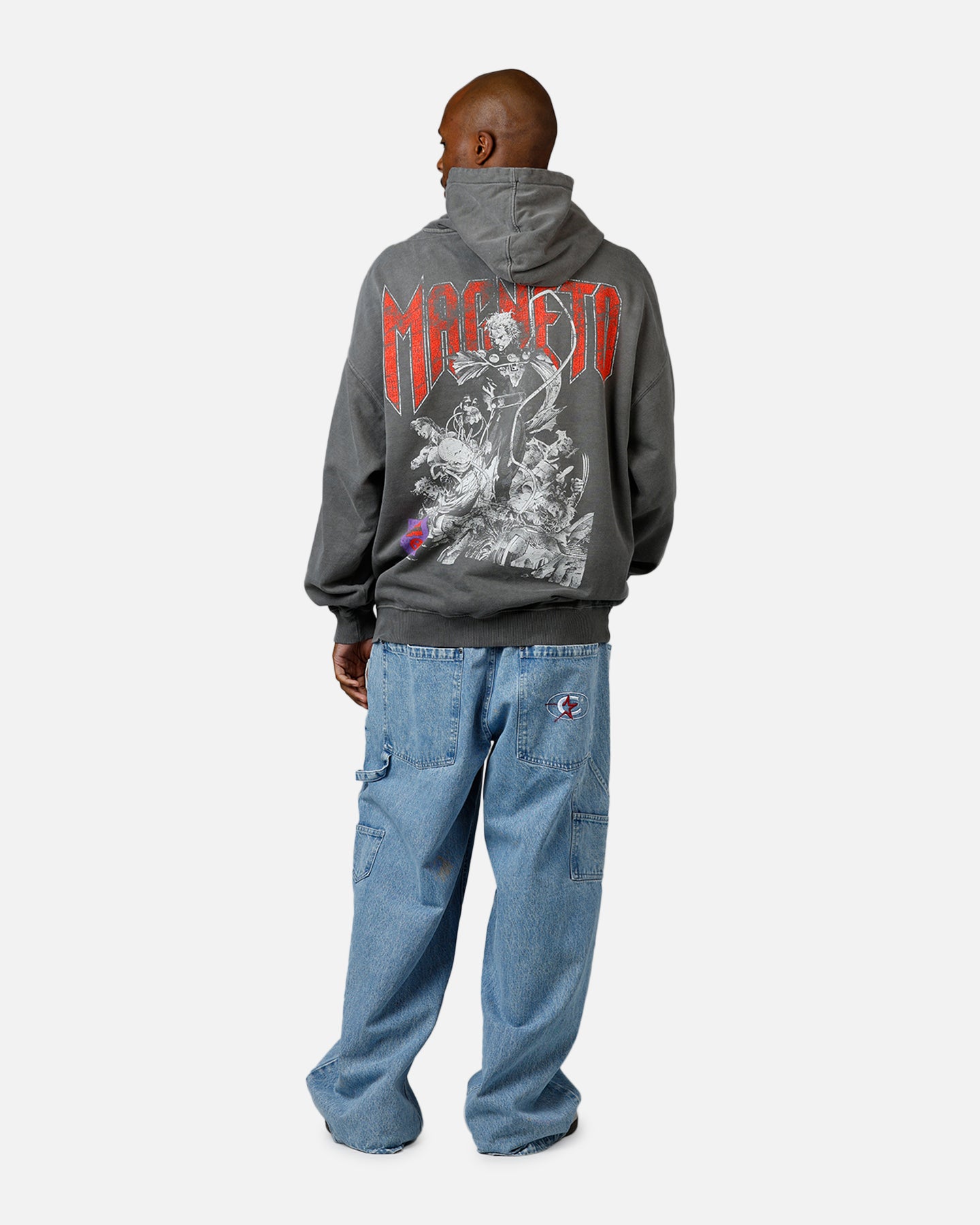 73Studio Marvel X-Men Magneto Premium Hoodie Black Wash | Culture