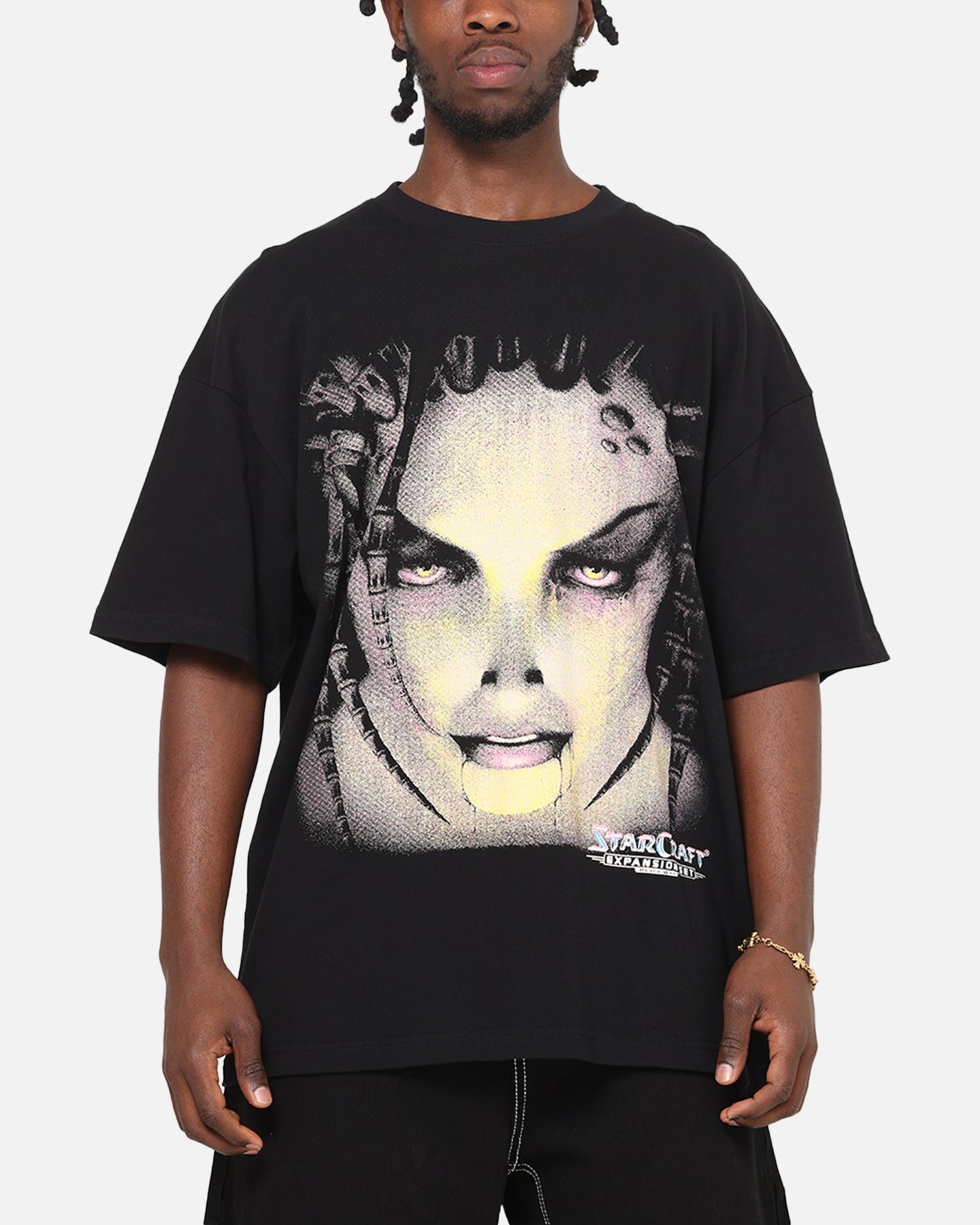 73Studio X Starcraft Infested Kerrigan T-Shirt Off Black | Culture