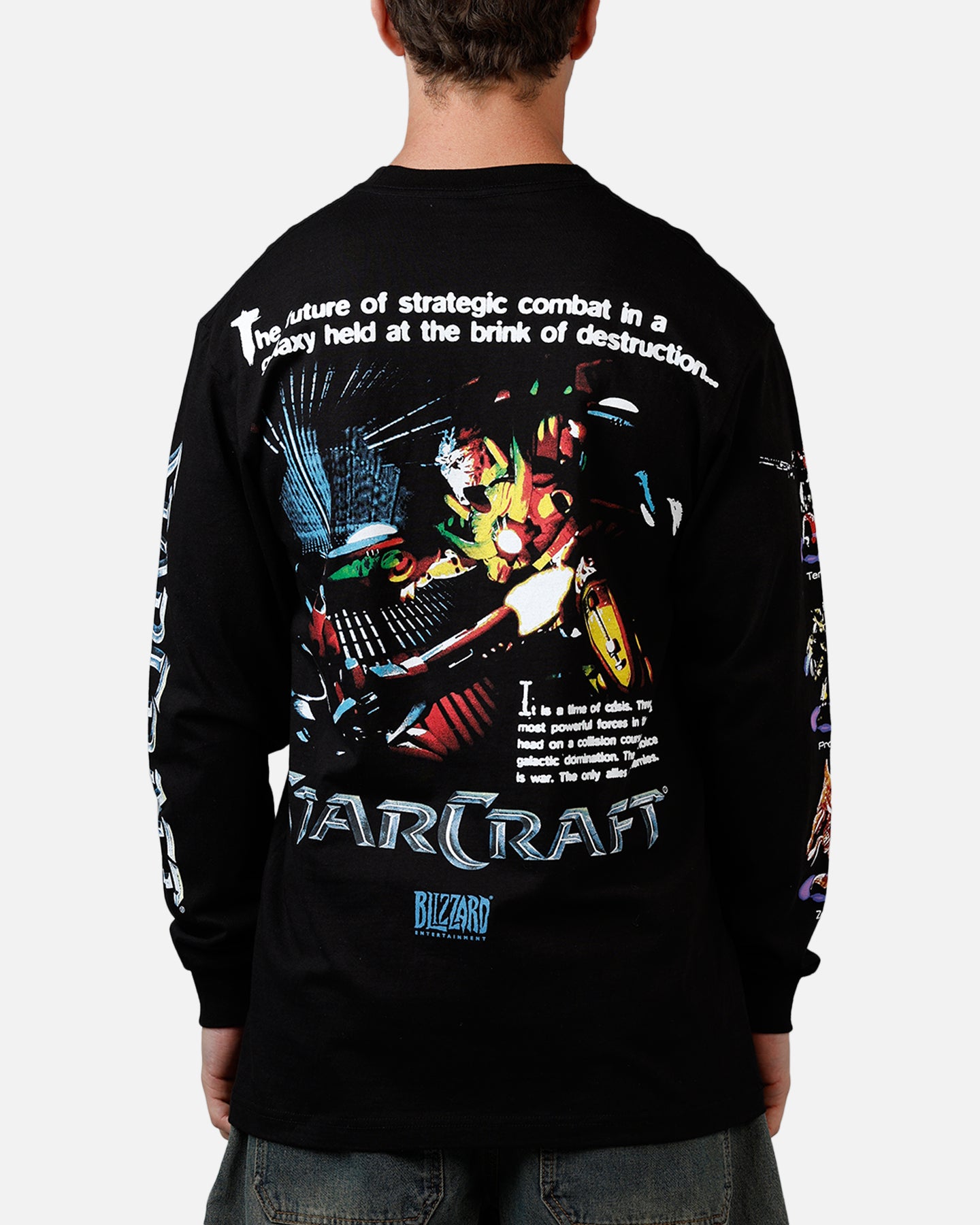 73Studio X Starcraft Race Long Sleeve T-Shirt Black | Culture Kings US