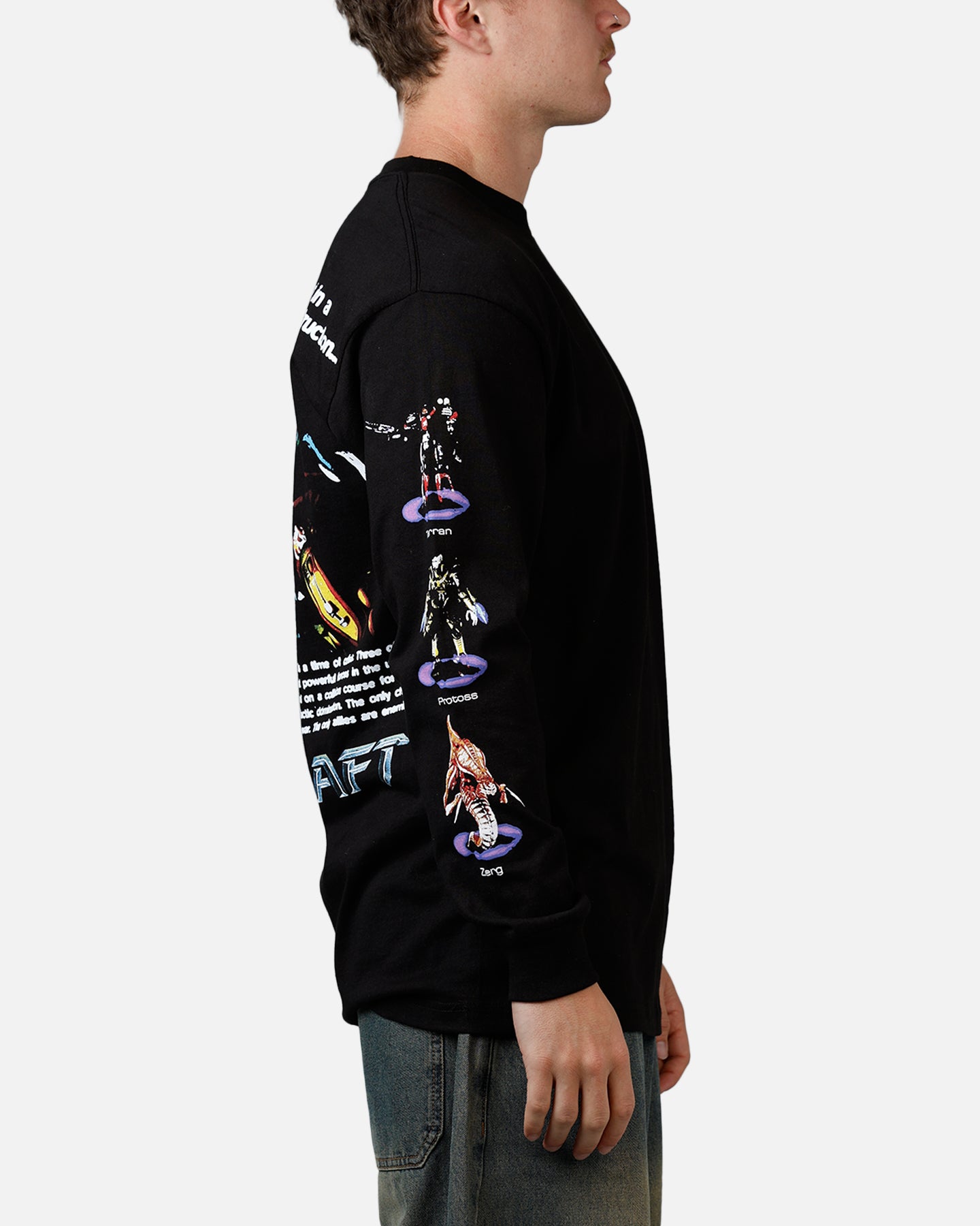 73Studio X Starcraft Race Long Sleeve T-Shirt Black | Culture Kings US