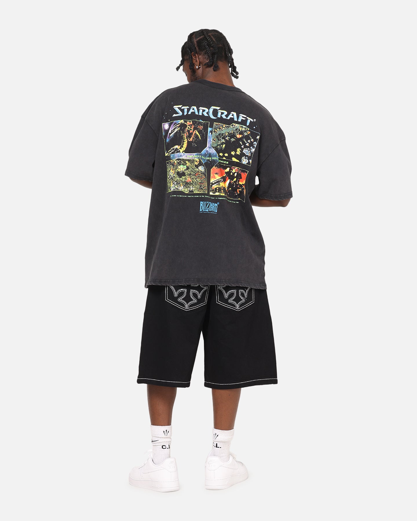 73Studio X Starcraft Vintage T-Shirt Off Black | Culture Kings US