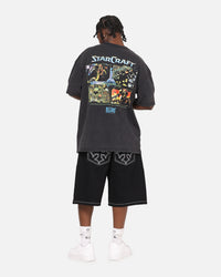 73Studio X Starcraft Vintage T-Shirt Off Black