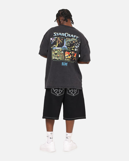73Studio X Starcraft Vintage T-Shirt Off Black