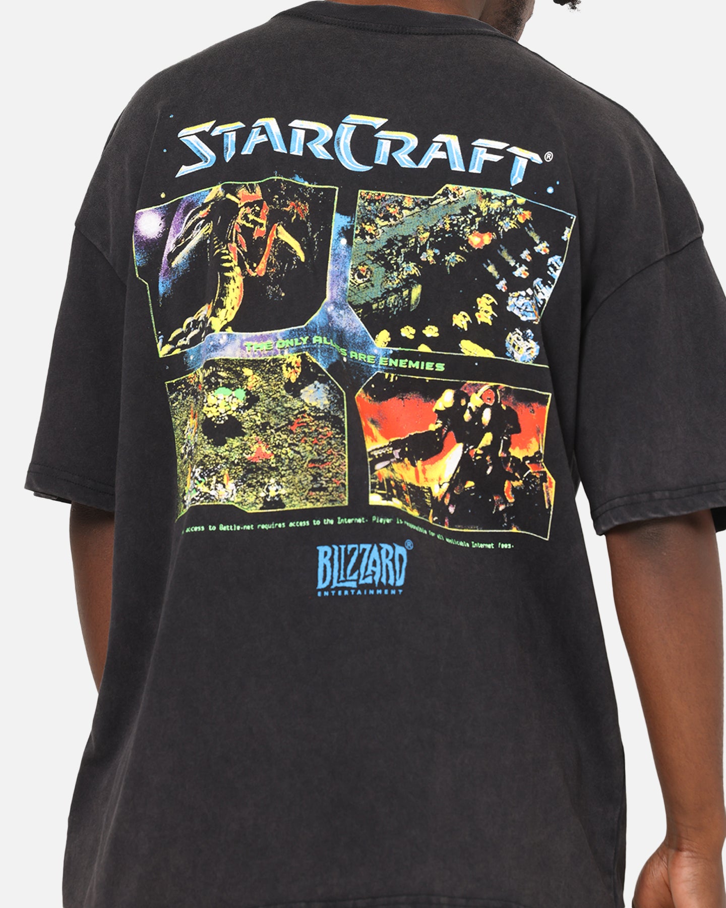 73Studio X Starcraft Vintage T-Shirt Off Black | Culture Kings US