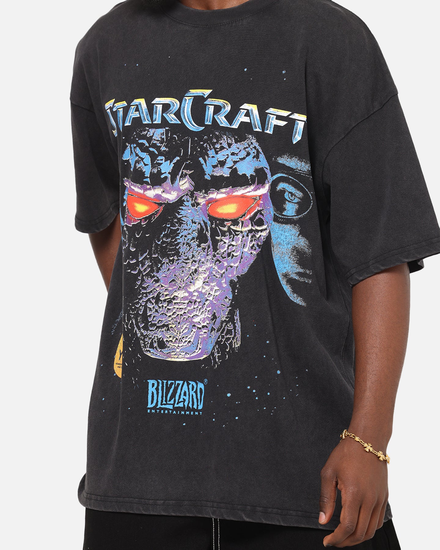 73Studio X Starcraft Vintage T-Shirt Off Black | Culture Kings US
