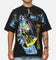 73Studio X DC Batman All Over Print T-Shirt Black Wash