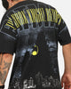 73Studio X DC Batman All Over Print T-Shirt Black Wash