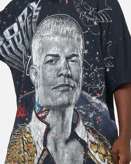 73Studio X WWE Cody Rhodes All Over Print T-Shirt Navy