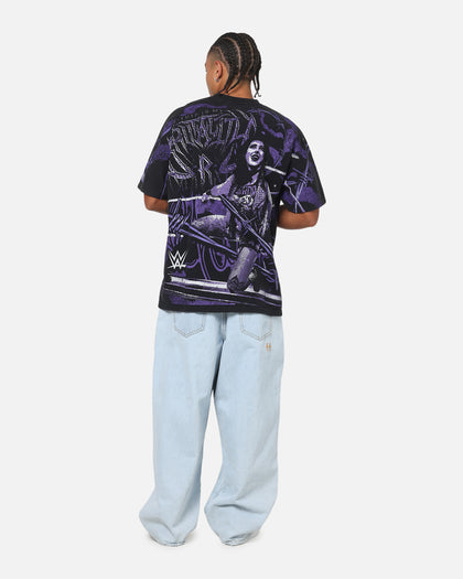 73Studio X WWE Rhea Ripley All Over Print T-Shirt Black Wash