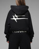 Loiter Jet Stream Zip Hoodie Black/White