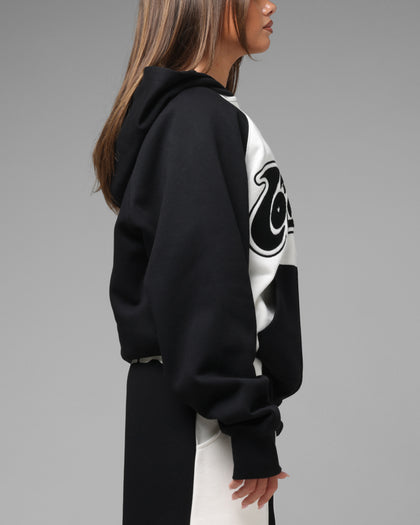 Loiter Jet Stream Zip Hoodie Black/White