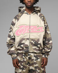 Loiter Jet Stream Zip Hoodie Camo