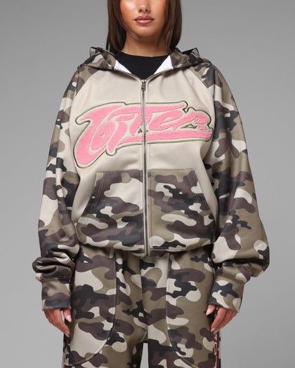 Loiter Jet Stream Zip Hoodie Camo