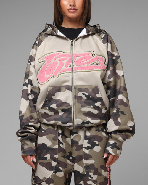 Loiter Jet Stream Zip Hoodie Camo