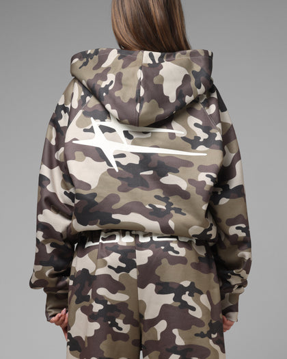 Loiter Jet Stream Zip Hoodie Camo
