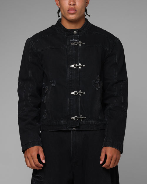 Loiter Thrasher Jacket Washed Black