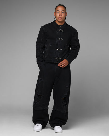 Loiter Thrasher Jacket Washed Black