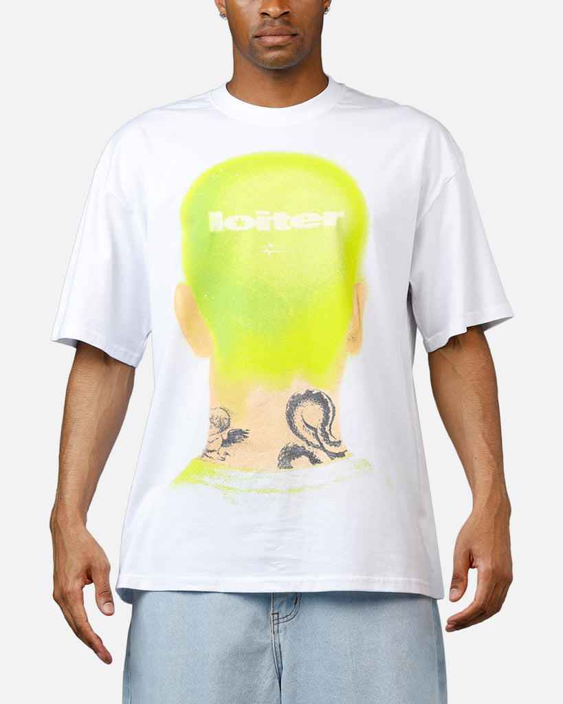 Loiter Backview T-Shirt White | Culture Kings US