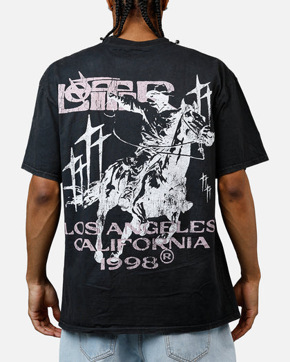 Loiter Dustborn T-Shirt Black Acidwash