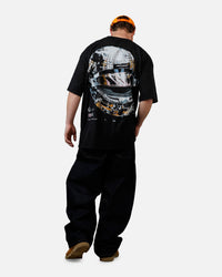 Culture Kings X McLaren F1 Lando Disco T-Shirt Black Acidwash